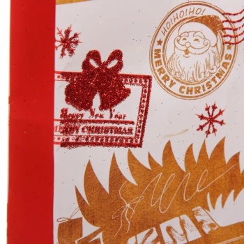 Пакет под бутылку «Новогодняя посылка», 12.5х36х8.5 см