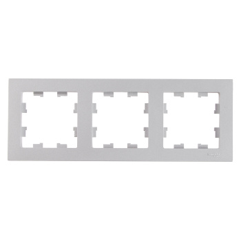 Рамка "ATLAS DESIGN" 3-м универс. алюминий SchE ATN000303 *1/5/20