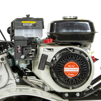 Мотоблок бензиновый 4Т 7 л.с бак 3,6л шир/глуб обраб 750/100см 3 скор МБ-75/7 Интерскол *1