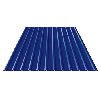 Профнастил С-8, 1200х2000 мм, 0.45 мм, 2.4 м², синий