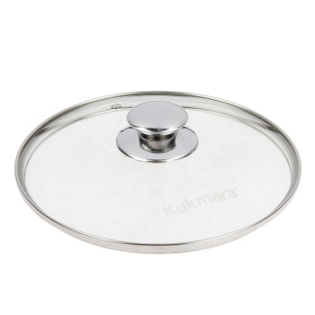 Кастрюля алюм. литая а/приг. Kukmara "Мраморная" темный 3,0л Стекл.кр. кмт32а (Кукмор) *1/3