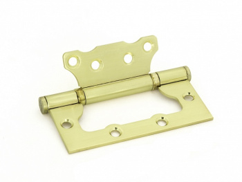 яяяПетля накладная ТИТАН 100*75*2,5-VR PB золото *2/100