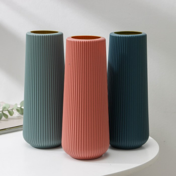 Ваза для цветов, 6,5×7,2×23 см, цвет МИКС