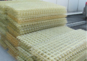 Сетка кладочная 0.35х1.2 м карта КрепЪ, 50х50 мм, 2.5 мм, композитная