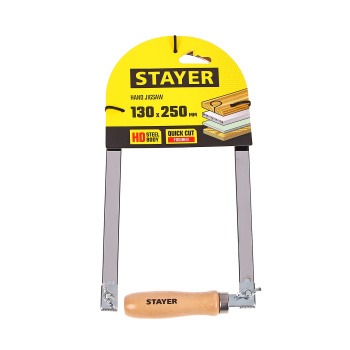 Лобзик ручной 130*250мм хромированный STAYER COBRA *1