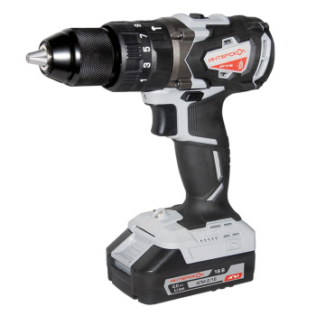 Дрель-шуруповерт 18В 2скор.0-450/0-2000об/м 60Нм 2Ач 2ак Б/Щ LI-IONударнДАУ-13/18В АПИ ИНТЕРСКОЛ*1/4