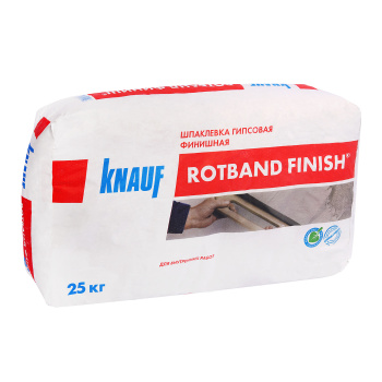 Шпаклевка гипсовая KNAUF Rotband Finish, финишная, 25 кг Шпаклевка гипсовая KNAUF Rotband Finish, финишная, 25 кг