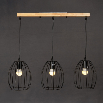 Люстра IL1011-3LL-05 BK 40Вт Е27 S=18м2 *1 Люстра IL1011-3LL-05 BK 40Вт Е27 S=18м2 *1