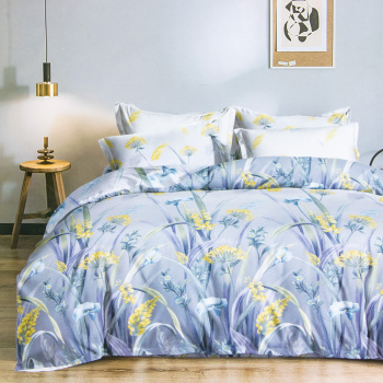 Постельное белье 2сп бамбук Орхидея DA-96, наволочки 70*70см - 2шт *1/4