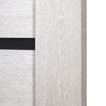 Дверное полотно остекленное BROZEX-WOOD Comfort-2, 2000х800х36 мм, светлый кедр 3D