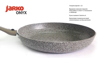 яяяСковорода алюм.а/приг.  Jarko ONIX d24см Съемн.руч. JO-124-20 *1/8
