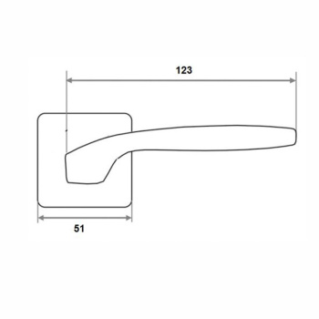 Ручка раздельная ГРАФИТ "228"серия 03 slim 204698 TRODOS *1/24