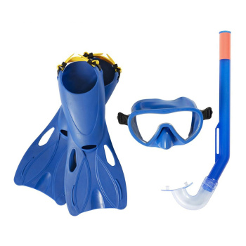 Набор для плавания (маска, ласты, трубка),  цвета микс 25039 4730459