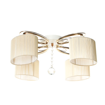 Люстра Verner Lighting N2003/4, 40 Вт, Е27, 4 лампы, золото/белый