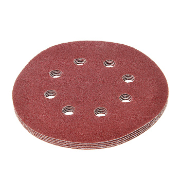 Круг шлифовальный на липучке 125мм P80 без отверстий (5 шт) (558019) VIRA *1