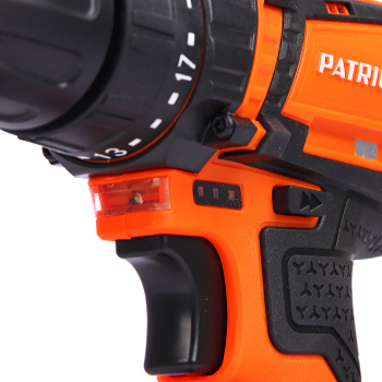 Дрель-шуруповерт 24В PATRIOT BR 241ES (две батареи Li-lon, 2,0 Ah, быстр.заряд) кейс*1/10