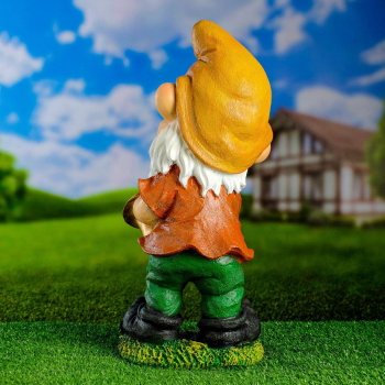 Садовая фигура "Гном с саксафоном" 22х42см 7025693