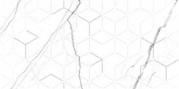 Плитка декоративная Global Tile Siluet, 500х250х9 мм, белый