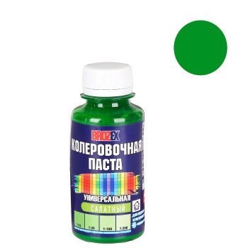 Колер паста BROZEX №12, 100 мл, салатный