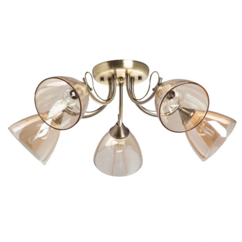 Люстра De City 676016605, Е27, 5 ламп, 60 Вт, цвет античная бронза Люстра De City 676016605, Е27, 5 ламп, 60 Вт, цвет античная бронза