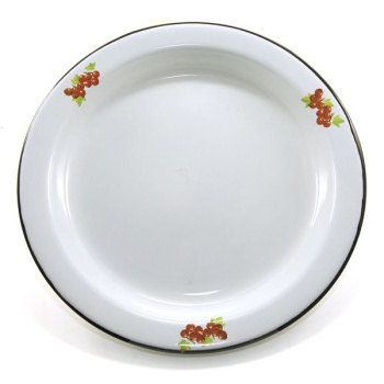 Блюдо эмалированное с рисунком 2,0л