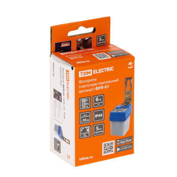 Фотореле ФРЛ-01 10Лк 6А TDM SQ0324-0001  *1/10