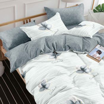 Постельное белье евро сатин Текстура 21109, наволочки 70*70 - 2шт *1