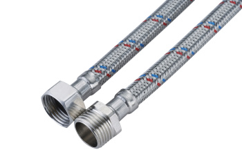 Шланг соединительный 120 см МП стальная гайка CTM CWFHM120 *10/80