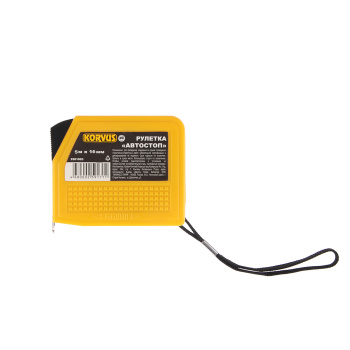 Рулетка 5м*16мм пластм.корпус "автостоп" T4P (арт.2501005) *1/12/120