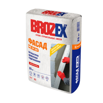 Штукатурка цементная BROZEX Фасад CP 320, 25 кг