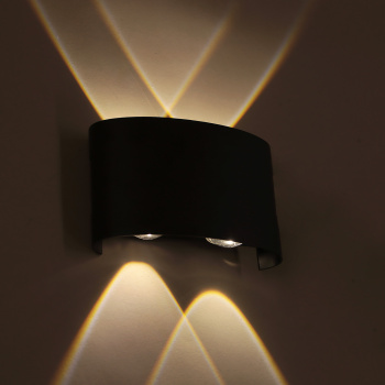 Светильник настенный (спот) B201 BK  4W черный  VERNER LIGHTING *1/50