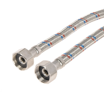 Шланг соединительный 60 см ММ стальная гайка CTM CWFHF060 *10/140