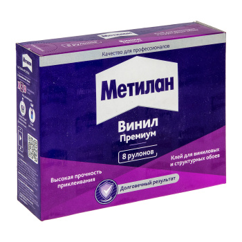 Клей для обоев Метилан Винил Премиум, 39 м², 200 г