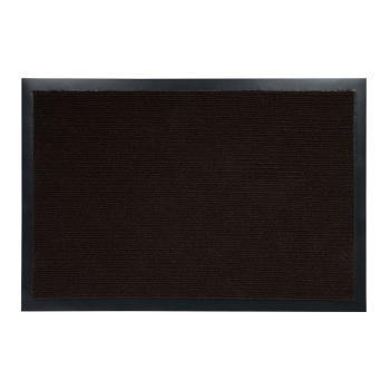 яяяКоврик 40*60 см влаговпитывающий ребристый коричневый "TRIP" "VORTEX" (арт.24188) *1/10