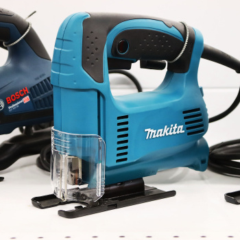 Лобзик электр.450Вт MAKITA 4326 (65мм, 500-3100х/мин,маятник.ход,короб.) *1/5