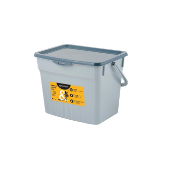 Контейнер д/мусора пластм. с откидной крышкой 4,5л SC480211025 ("Spin Clean") *1/14