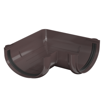 Угол желоба 90° ТехноНиколь, 120 мм, темно-коричневый