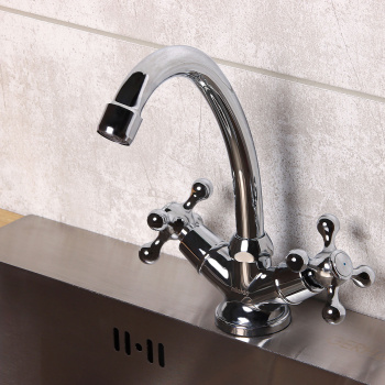 Смеситель для кухни Milardo Duplex DUPSB00M01 высокий излив *1