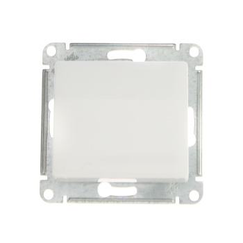 Механизм выключателя "Glossa" 1-кл. белый GSL000111 *1/20